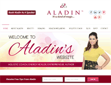 Tablet Screenshot of aladinali.com